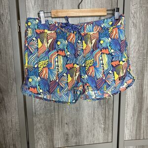Patagonia Boardshorts Size 10 Wavefarer Drawstrings Quickdry Multicolor